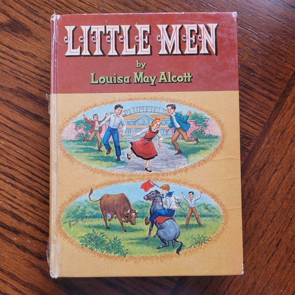 Little Men. Louisa May Alcott. Vintage Classic Book. MCMLV 1950.